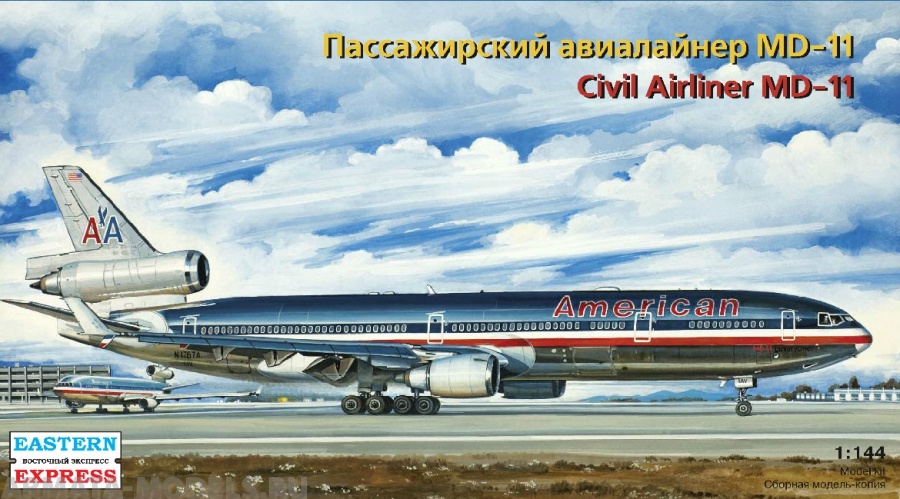 ЕЕ144107  Авиалайнер MD-11 GEAmerican Airlines Восточный экспресс