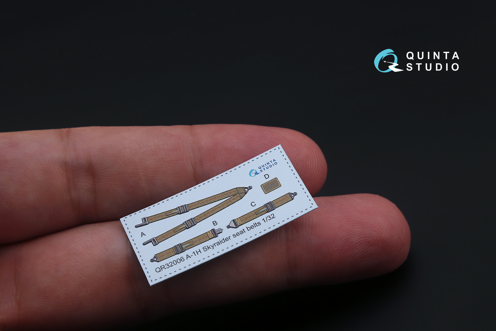 QD32064 3D Декаль интерьера кабины A-1H Skyraider (для модели Trumpeter)