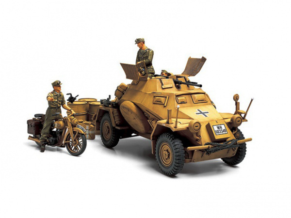 35286T Немецкий БTР Sd.Kfz.222 африканский корпус Tamiya