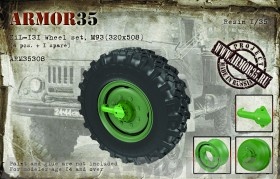 ARM35308 ЗиЛ-131 Набор колес, М93 (6 штук+запасное) ARMOR35