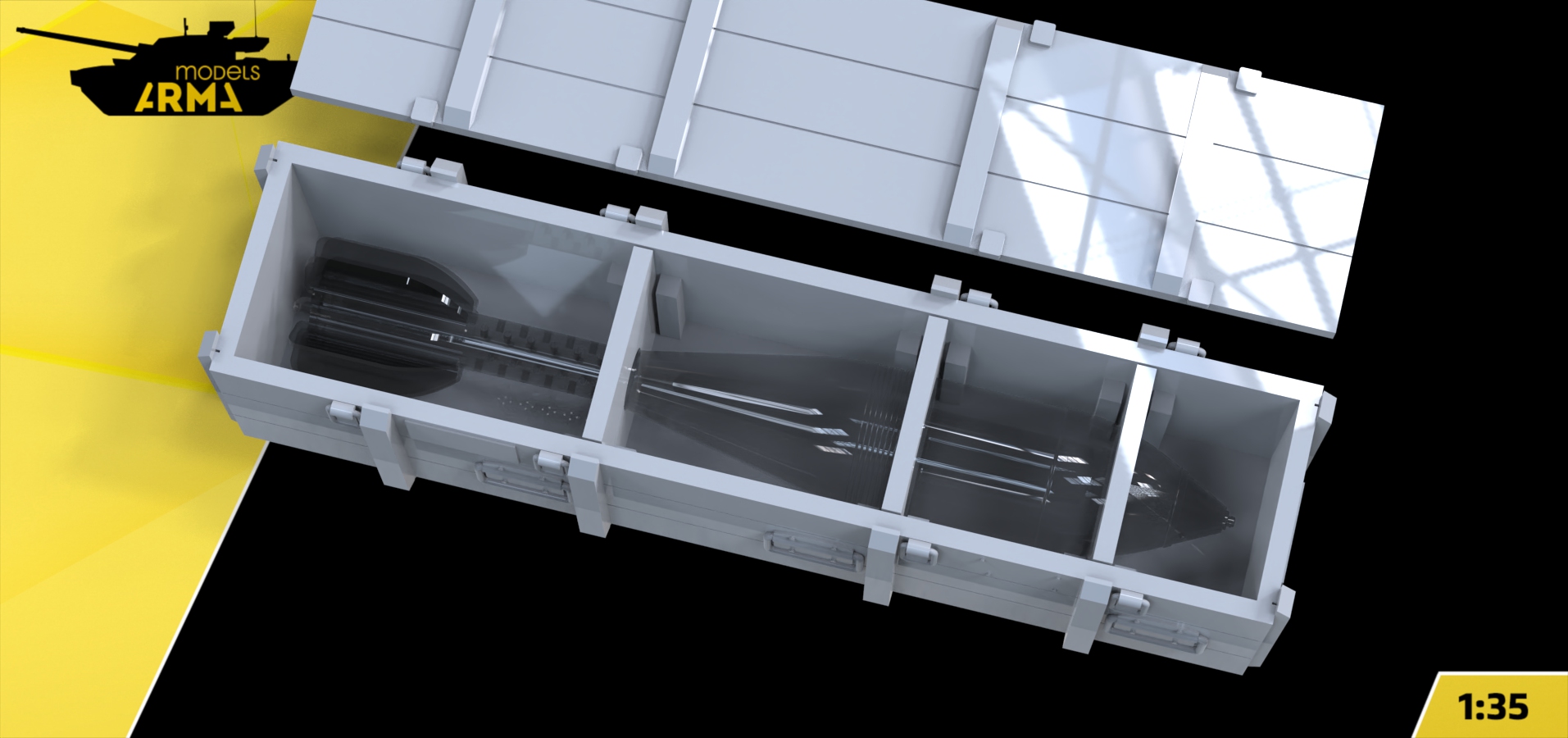 AM36014 Ящик для мин 240-мм Arma Models