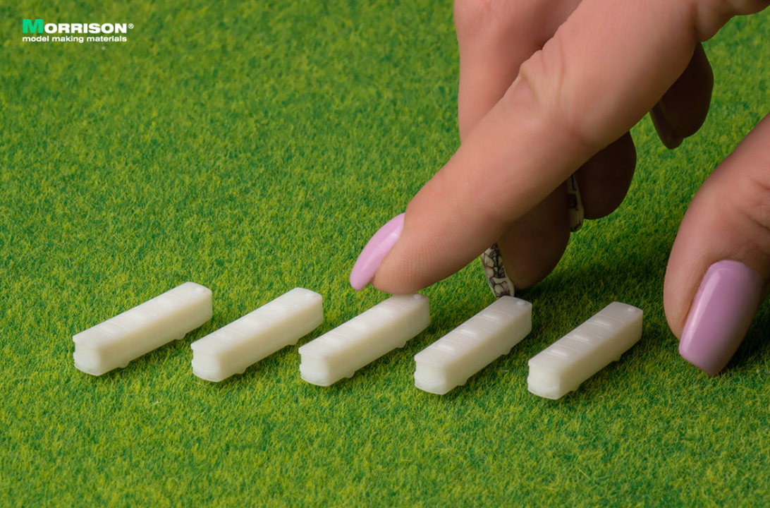 020AVL500 Городские автобусы в М1:500 (Набор 5 шт.)