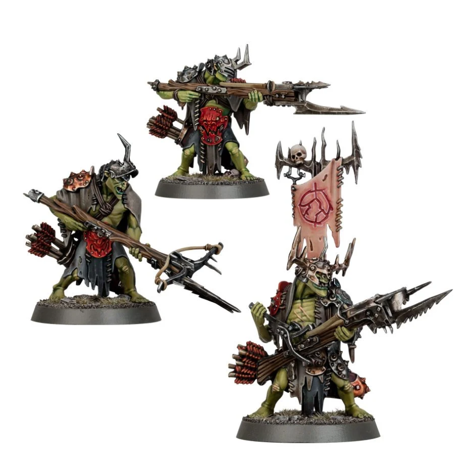 89-67GW Набор Боевые Кланы Орруков. Болтопарни-Пронзатели (AoS: Orruk Warclans Man-Skewer Boltboyz)