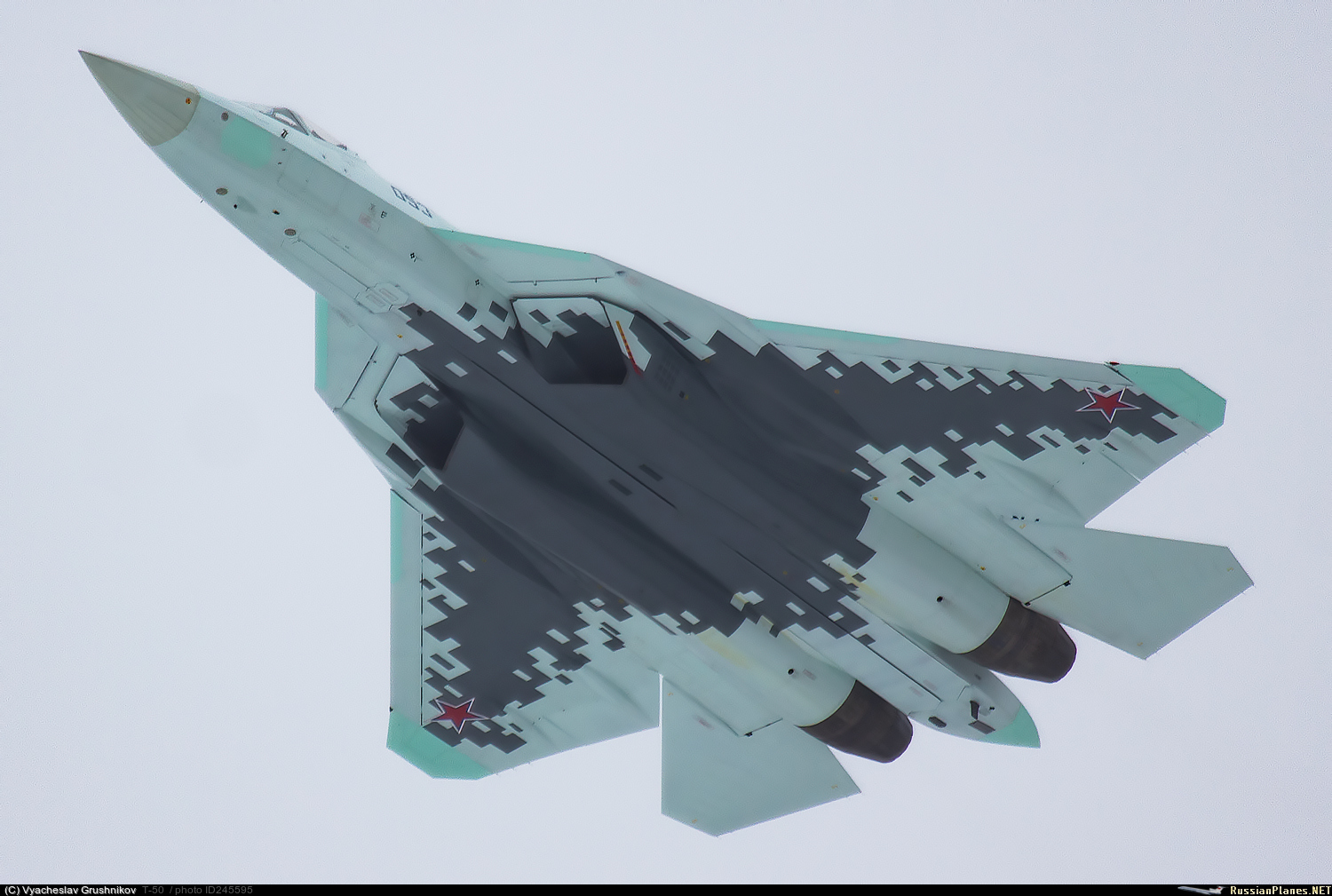 AM48119 Маска окрасочная Су-57 для нанесения камуфляжа «Охотник», 1/48