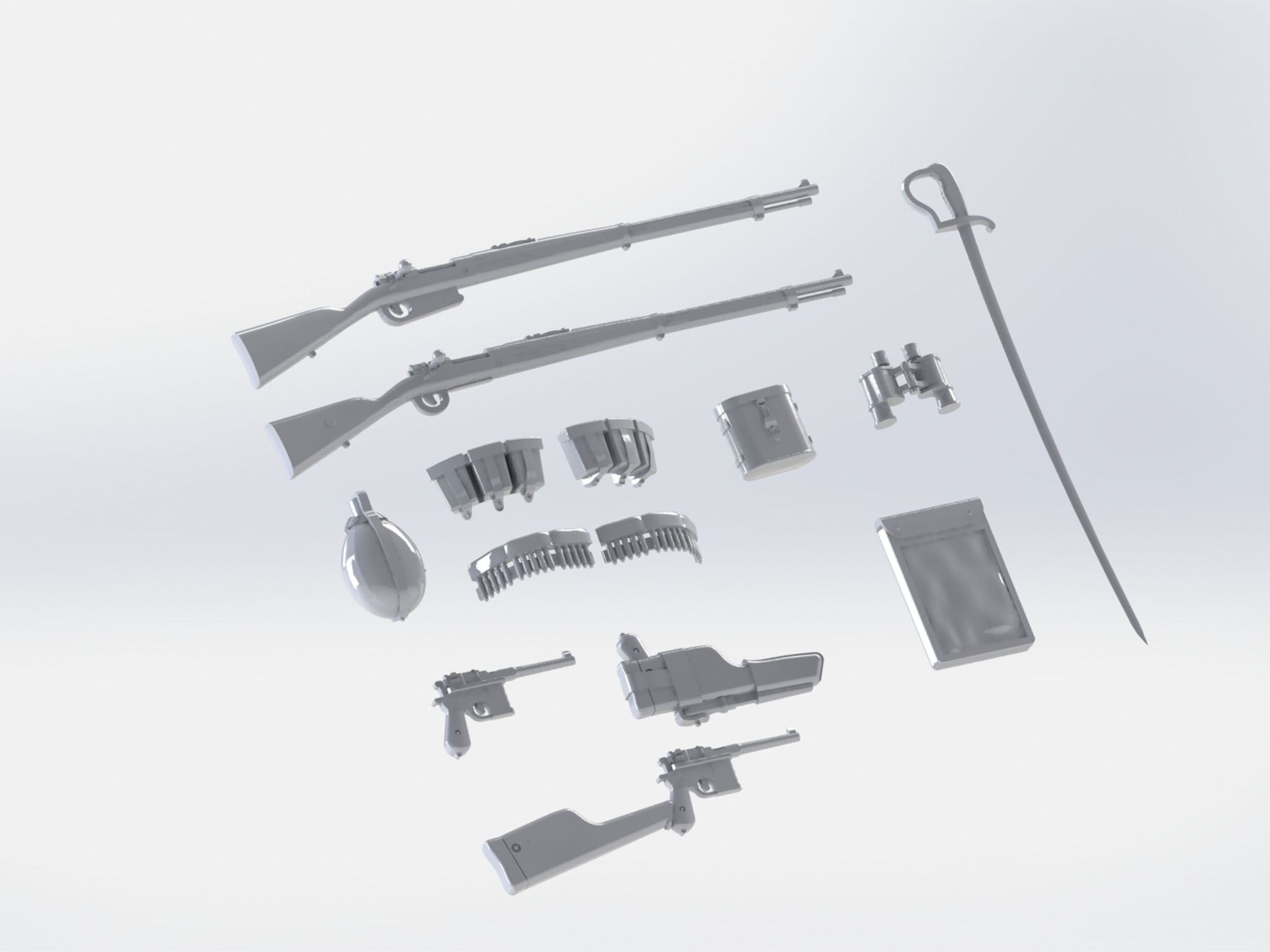 35699 Вооружение и снаряжение пехоты Турции І МВ ICM