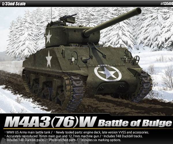 13500 Танк   M4A3 (76)W Battle of Bulge Academy