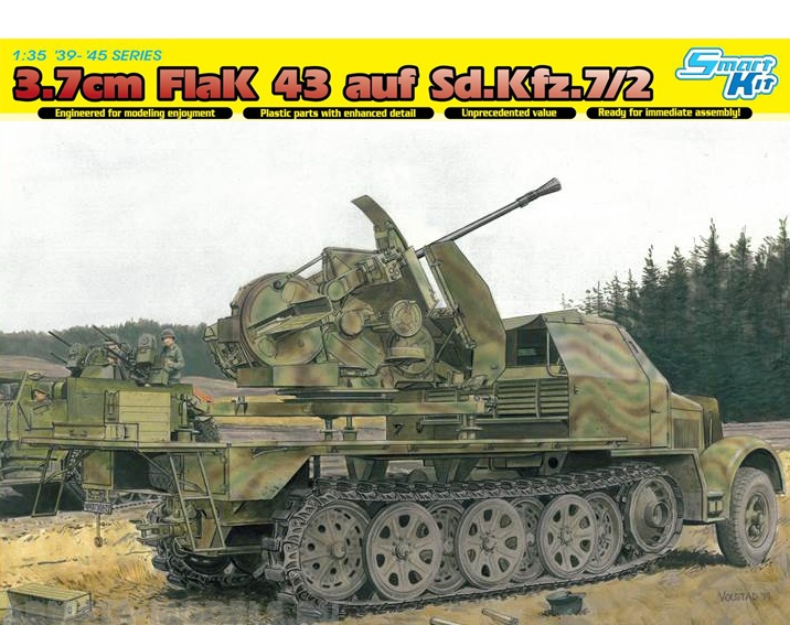 6553Д Самоходное орудие Sd.Kf.7 w/3cm Dragon