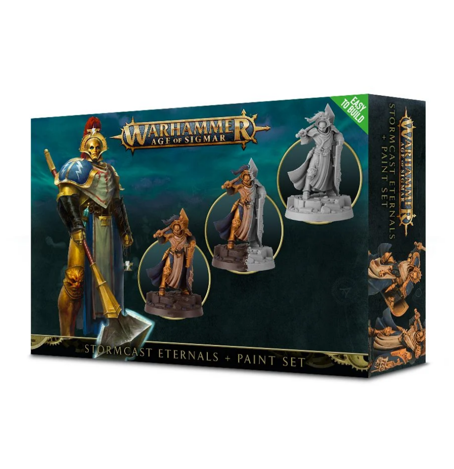 60-10-60GW Набор Грозорожденные Вечные + краски (Stormcast Eternals + Paint Set)