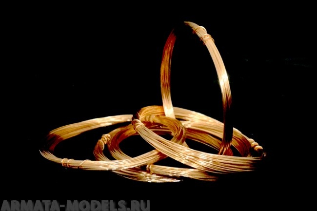 AH0102 Проволока медная, диаметр 0.20 мм, 5 метров