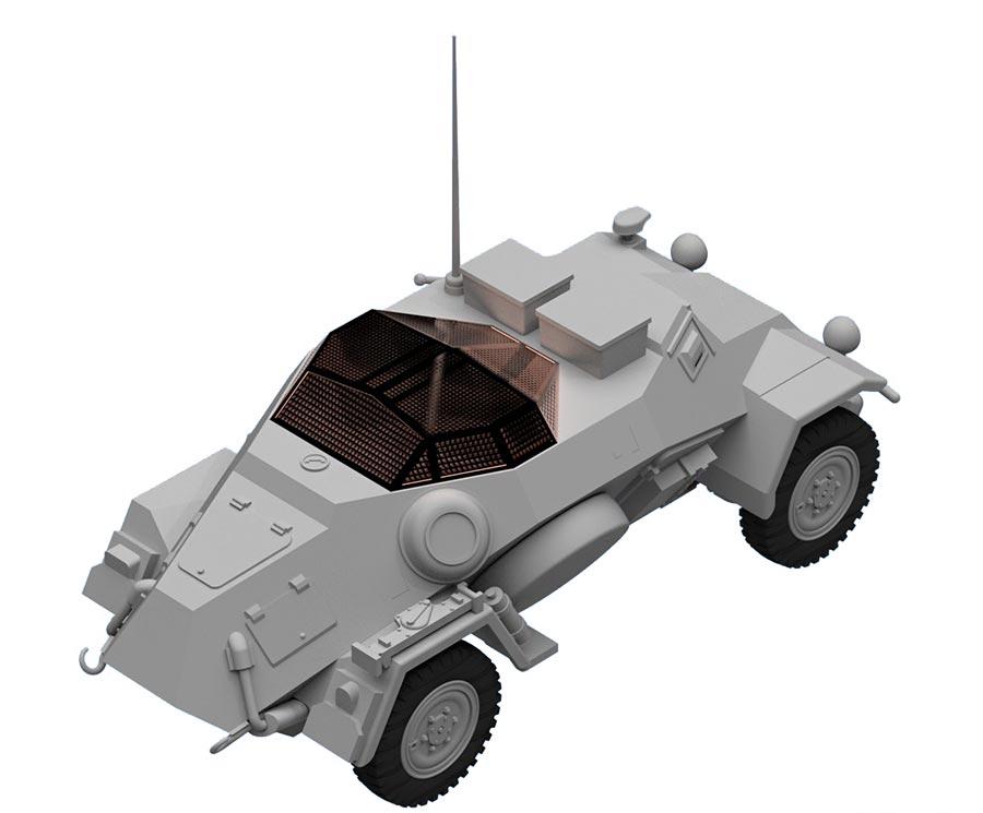 48193 Sd.Kfz.260, Германский бронеавтомобиль радиосвязи ІІ МВ ICM