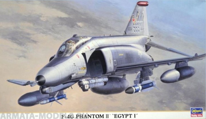 00954 Самолет F-4G PH II EGYPT Hasegawa