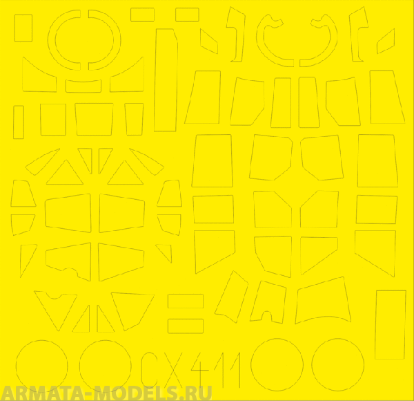 CX411ED Окрасочная маска Do 17Z 1/72