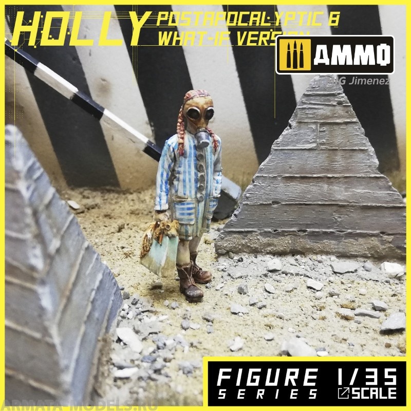 MR-AM94 Миниатюра Holly Post-apo version Alternity Miniatures