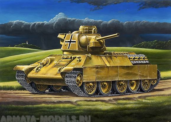 MQ 3580 Немецкая модификация Т-34/76 позднего выпуска Макет