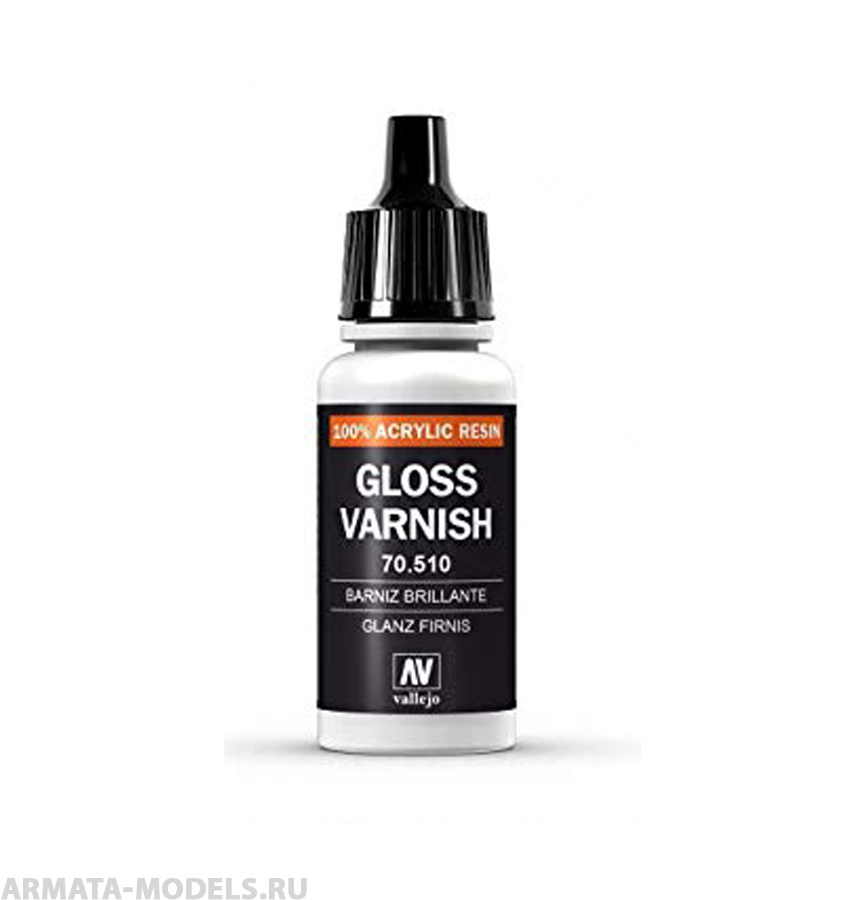 V-70510 Лак универсальный глянцевый серии Model и Game б.17мл