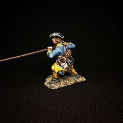 5260ТБ ВИМ, шведский пикинер бьющий пикой (Лейб-гвардия), Северная  война, 1/35 Три Богатыря