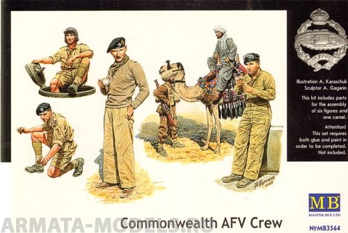 MB3564 Содружество AFV Экипаж, фигуры Master Box (MB)