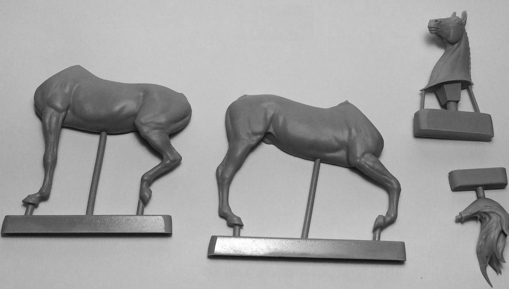 CHM-54136. Животные: Лошадь №1. 54 мм. Материал - смола. Chronos Miniatures