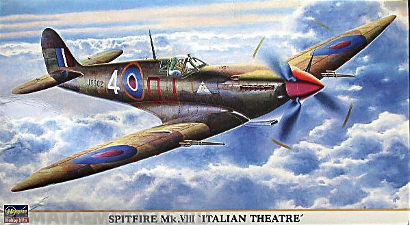 09587 Самолет SPITFIRE MK.VIII Hasegawa