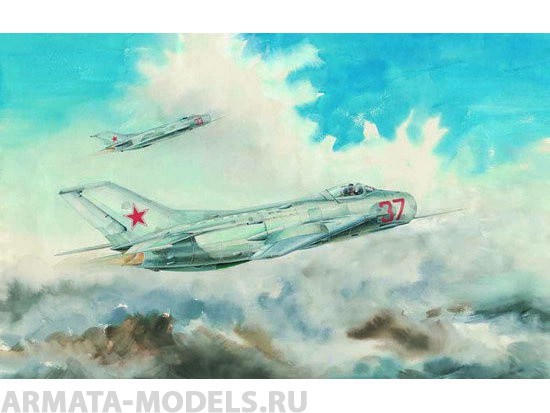 02803P Самолет МИГ-19С (НАТО-Farmer C) Trumpeter