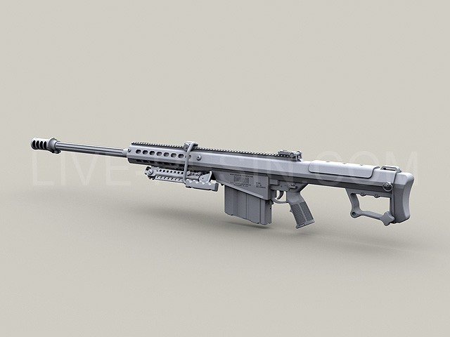 LRE35134 Крупнокалиберная снайперская винтовка Barrett M107A1 .50 калибр и M107A1 CQB