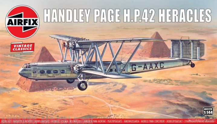 A03172V Пассажирский самолет Handley Page H.P.42 Heracles Airfix