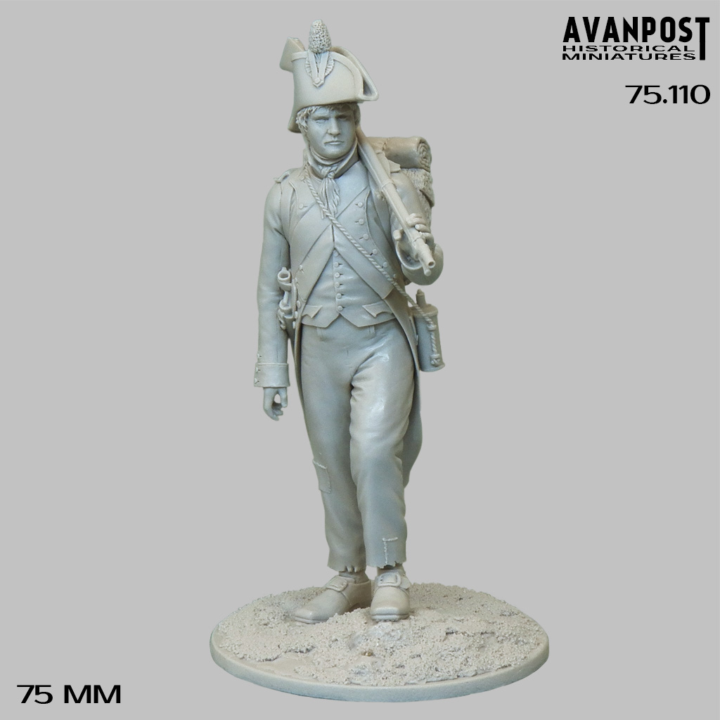 75.110 Фузилёр французской линейной пехоты, 1792-1805 Аванпост