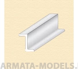 EVG757 Z-профиль пластиковый, 6,3 мм, 2 шт/упак