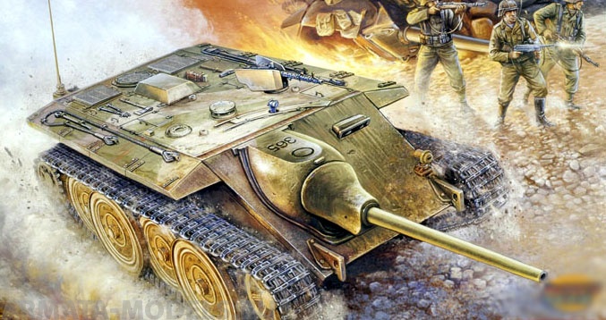 00385 Танк  Е-10 Trumpeter