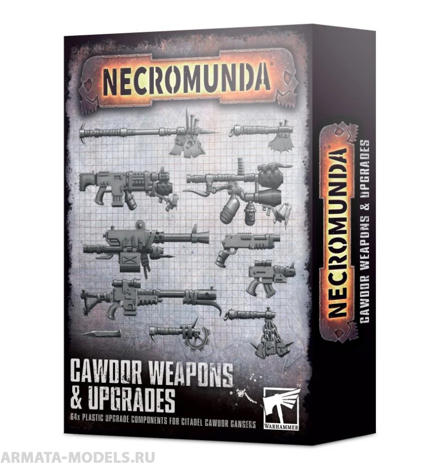300-72GW Набор Некромунда. Дом Коудор. Набор оружия и улучшений (Necromunda: Cawdor Weapons & Upgrades)