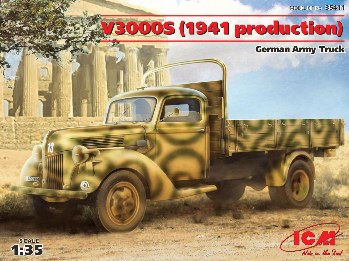 35411 V3000S, Германский грузовой автомобиль, 1941г ICM