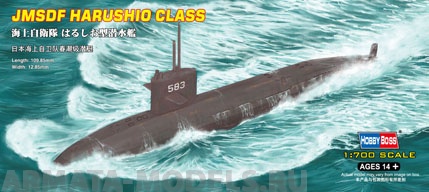 87018 Подводная лодка: JMSDF Harushio Class submarine Hobby Boss