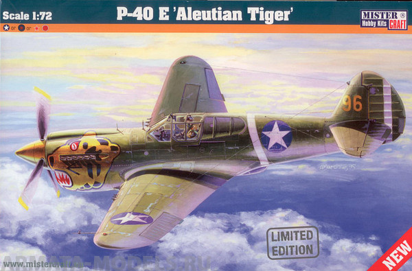 D-202 Самолет P-40E Aleutian Tiger MISTERCRAFT