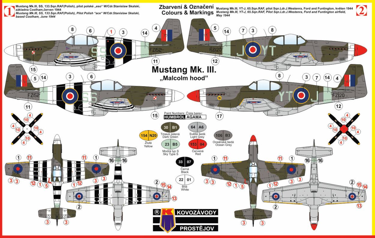 KPM0032 Mustang Mk. III. KP Models