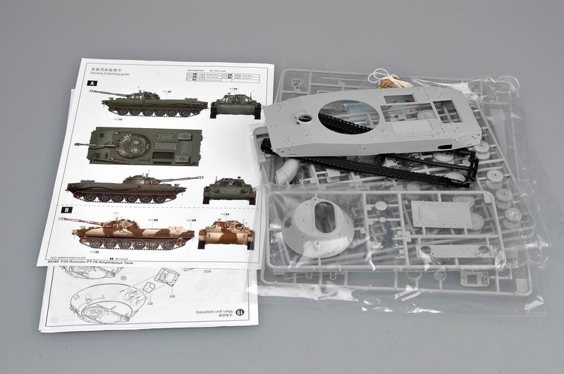 00380P Сборная модель Russian PT-76 Light Amphibious Tank Trumpeter