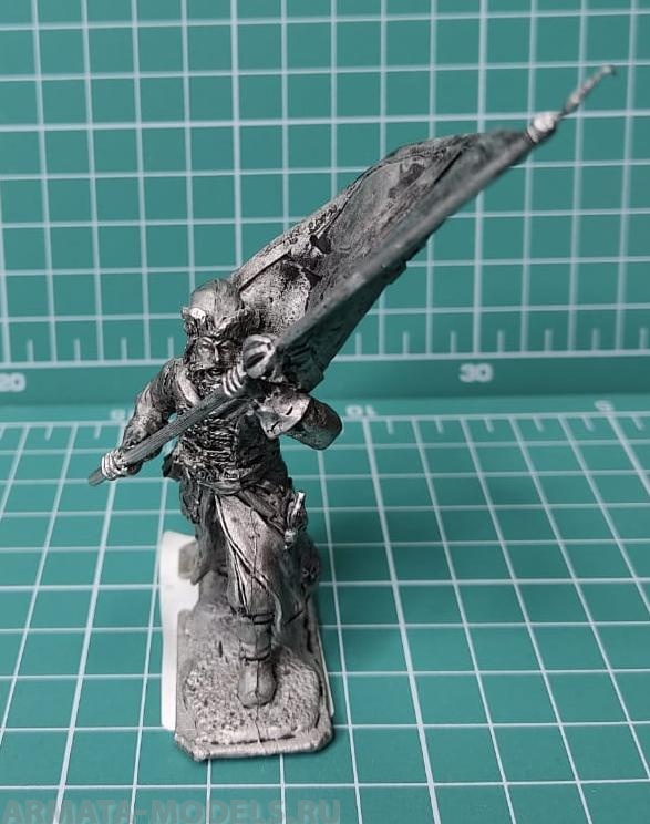 4167ТБ ВИМ, пеший стрелец - знаменосец, 54 мм Три Богатыря