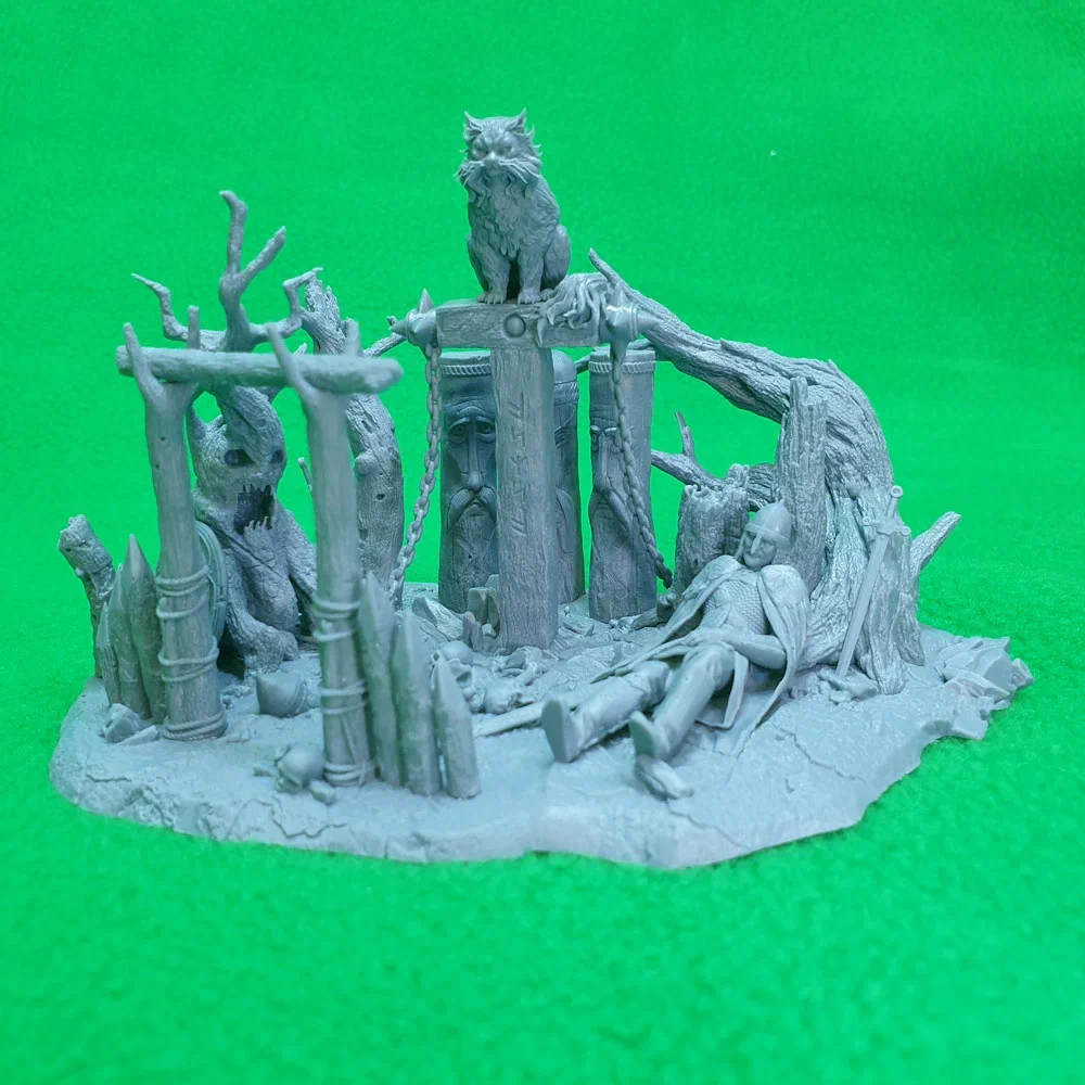 6037 миниатюра "Кот Баюн" масштаб 1:35 СВ Модель