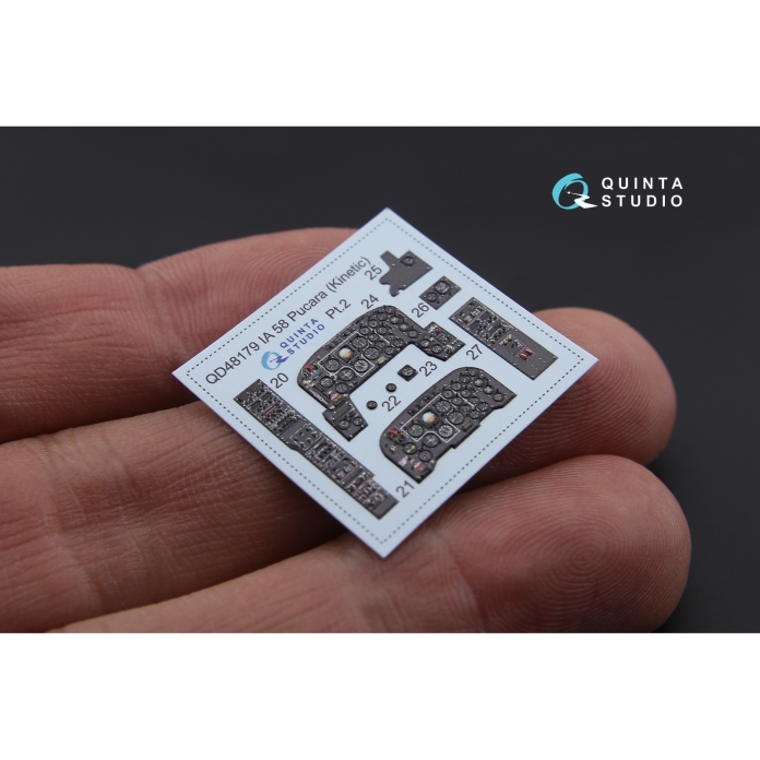 QD48179 3D Декаль интерьера кабины IA 58 (для модели Kinetic)