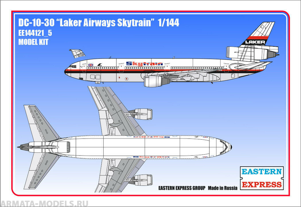 ЕЕ144121_5 Авиалайнер DC-10-30 Laker Airwaws Sky Восточный экспресс