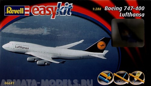06641 Сборка самолет Boeing 747 'Lufthansa' Revell