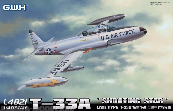 L4821 Немецкий самолёт T-33A Падающая звезда Great Wall