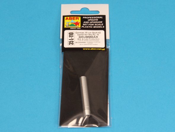 ABR-35-L-110  Дополнения для  German 15cm StuH 43 Barrel for Stu.Pz. IV BRUMBAR для Dragon 1/35