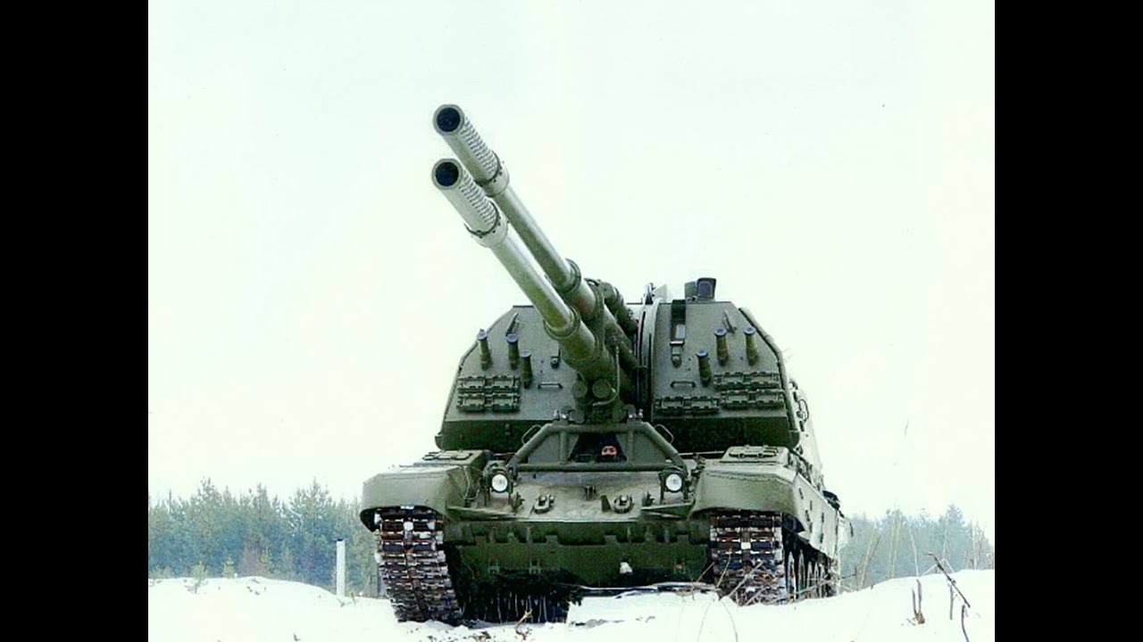 AM3596 Прототип двухствольной САУ Коалиция-СВ на базе САУ Мста-С 1/35