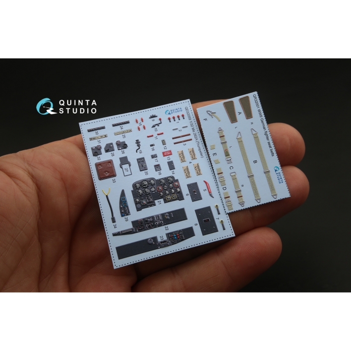 QD32059 3D Декаль интерьера кабины Me-262A (для модели Trumpeter)