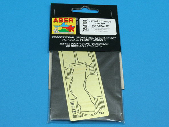 ABR-35-A104  Дополнения для  Turret stowage bin for Pz.Kpfw. III для любых моделей 1/35