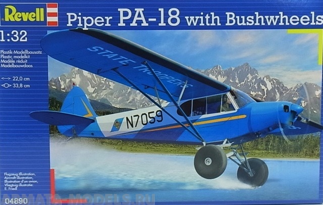 04890 Самолет Piper PA-18 Revell