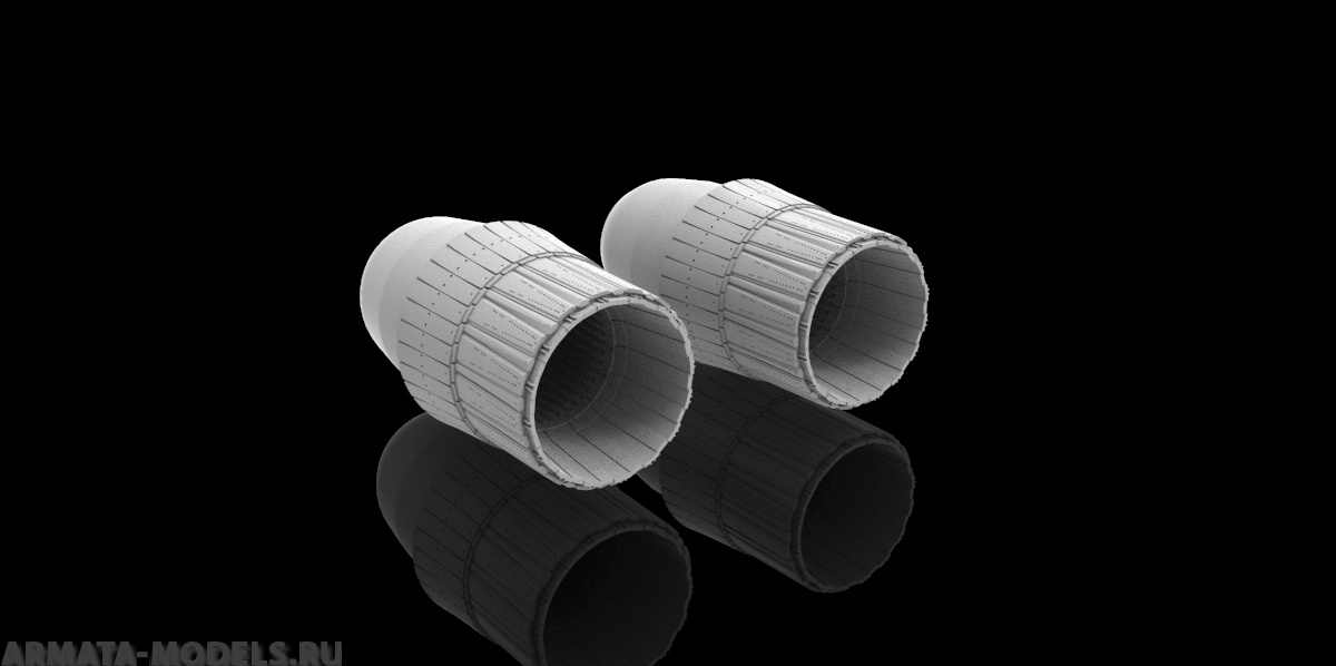 AM7223 Сопла двигателя АЛ-31Ф для Су-27(Су-27СМ,Су-27УБ, Су-33, Су-34) 1/72