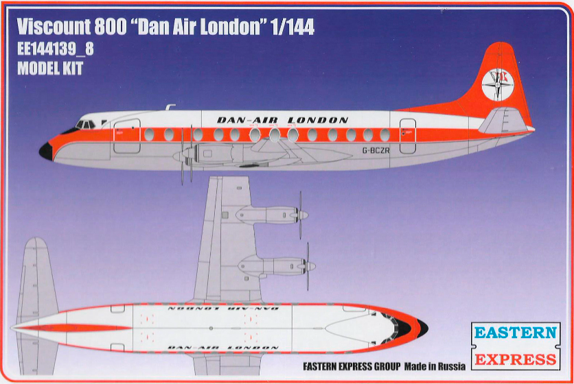 ЕЕ144139_8  Viscount 800 Air Dan London Восточный экспресс