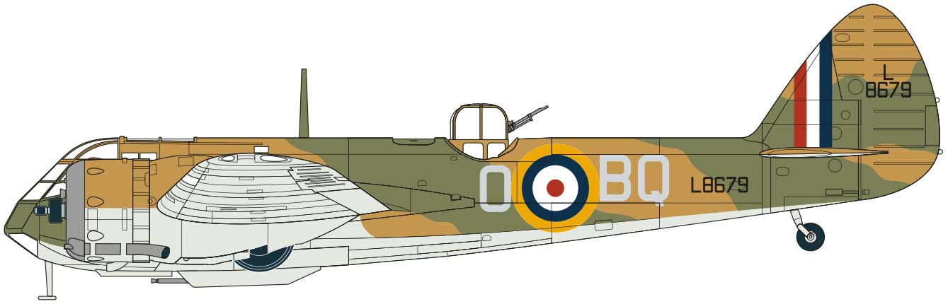 A04059 Самолет Bristol Blenheim Mk.If Airfix