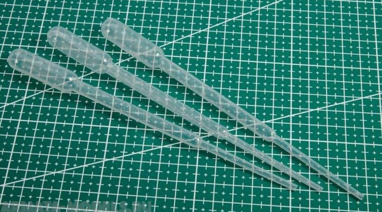 0754MCH Пипетки разного объема для моделизма: 3 мл, 3 шт